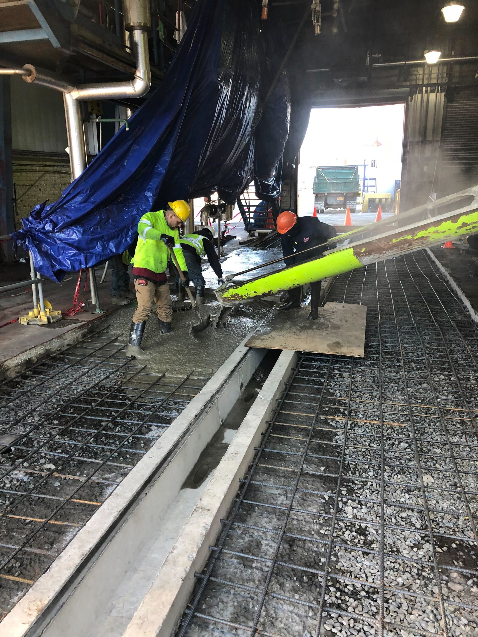 Utility work installation